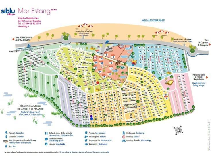 קאנט אן רוסיון Coco - Camping Le Mar Estang מראה חיצוני תמונה